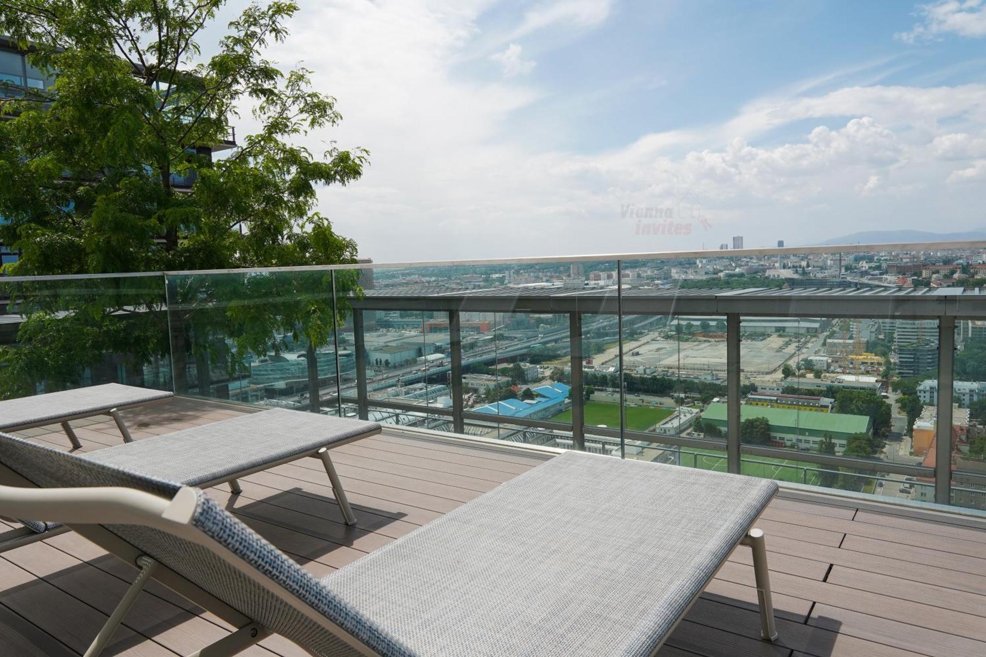 Triiiple 7Heaven - Amazing View On Top Floor With Rooftop Pool Vienna Luaran gambar