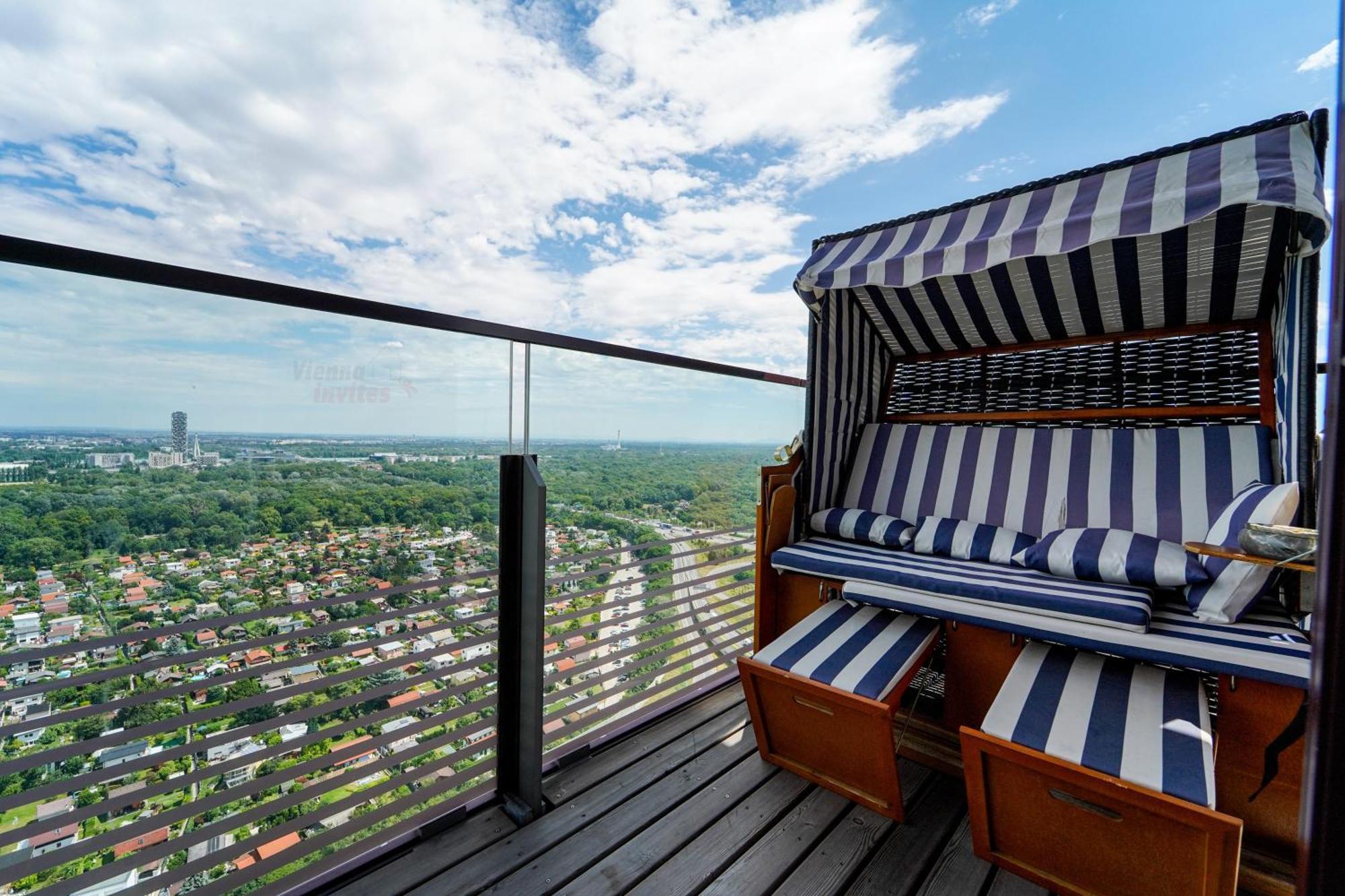 Triiiple 7Heaven - Amazing View On Top Floor With Rooftop Pool Vienna Luaran gambar